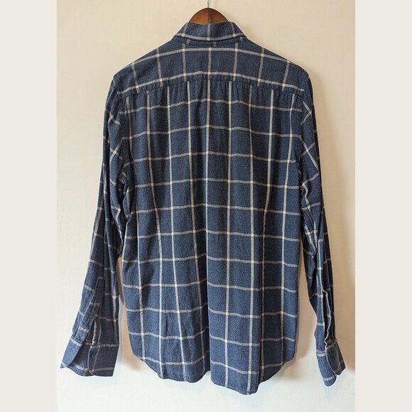EMANUEL BERG - Cotton tencel blend checked shirt - Sz L - Picture 4 of 9